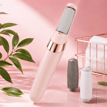 Electric Foot File Callus Remover UAE: Rechargeable Pedicure Tool with 2 Speeds and Dual Rollers for Smooth Soft Feet