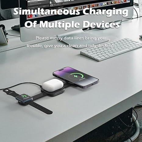 3 - in - 1 Wireless Charger - Crown Cart