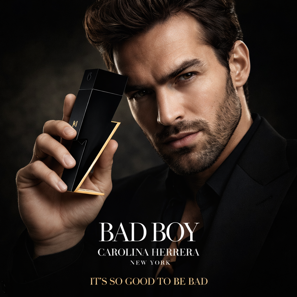 Carolina Herrera Bad Boy Perfume 100ML – Original Men’s Luxury Fragrance (EDT)