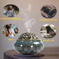 Ceramic Incense Burner - Crown Cart
