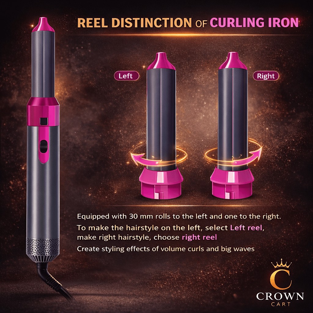Hot Air Brush (5 - in - 1) - Crown Cart