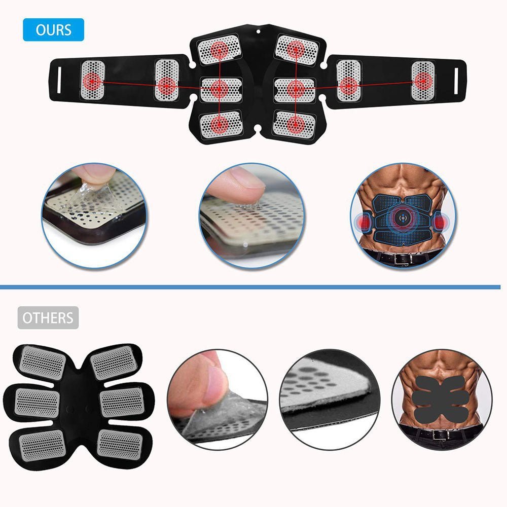 Abdominal Muscle Training with EMS Fitness Equipment - Crown Cart