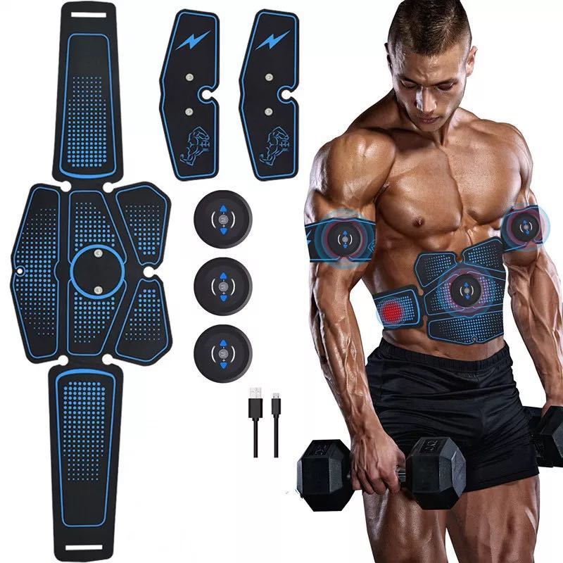 Abdominal Muscle Training with EMS Fitness Equipment - Crown Cart