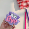 AirPod 2 Case 3D HI BYE Cloud Letter Cartoon Soft Silicone Wireless Earphone Cases For Apple Airpods Case Cute Cover - Crown Cart
