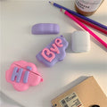 AirPod 2 Case 3D HI BYE Cloud Letter Cartoon Soft Silicone Wireless Earphone Cases For Apple Airpods Case Cute Cover - Crown Cart