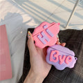 AirPod 2 Case 3D HI BYE Cloud Letter Cartoon Soft Silicone Wireless Earphone Cases For Apple Airpods Case Cute Cover - Crown Cart