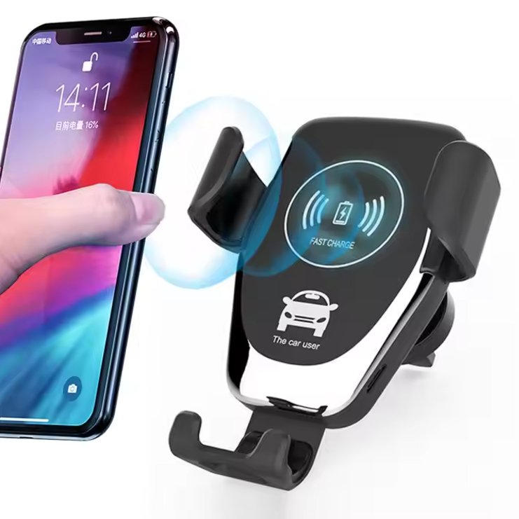 Auto Clamping Wireless Car Charger - Crown Cart