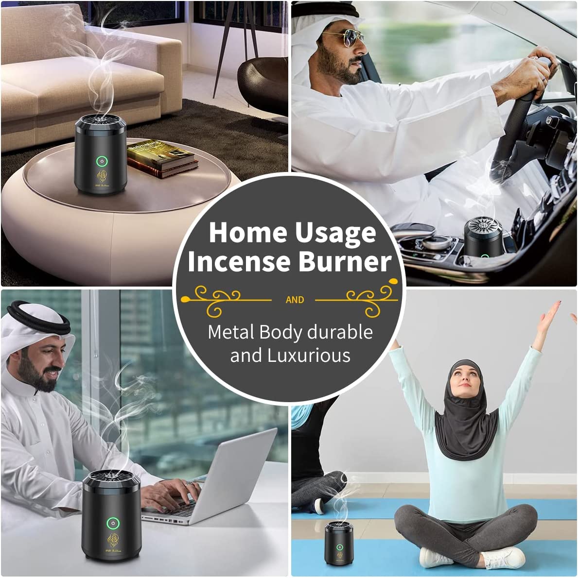 Bukhoor Perfume Dispenser Smart - Crown Cart