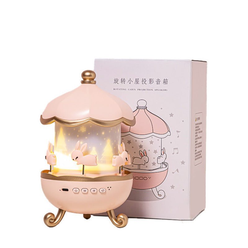 Cartoon Music Spinning Rabbit Projector - Crown Cart