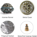 Ceramic Incense Burner - Crown Cart