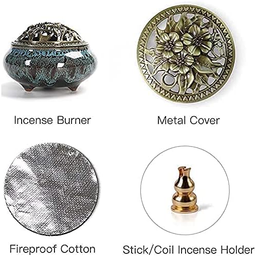Ceramic Incense Burner - Crown Cart