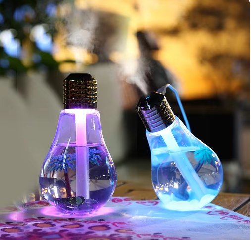 Colorful Lamp Humidifier - Crown Cart
