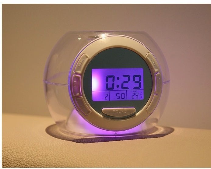 Colorful Natural Sound Alarm Clock - Crown Cart