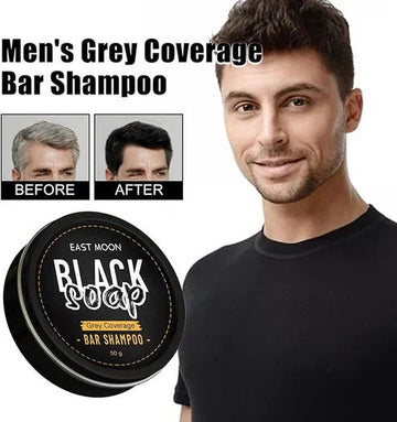 EAST MOON - Black Soap Bar Shampoo (Original) - Crown Cart