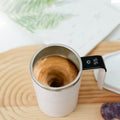 Electric Coffee Mug USB Rechargeable Automatic Magnetic Cup IP67 Waterproof Food - Safe Stainless Steel For Juice Tea Milksha Kitchen Gadgets - Crown Cart