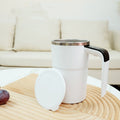 Electric Coffee Mug USB Rechargeable Automatic Magnetic Cup IP67 Waterproof Food - Safe Stainless Steel For Juice Tea Milksha Kitchen Gadgets - Crown Cart