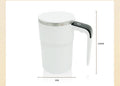 Electric Coffee Mug USB Rechargeable Automatic Magnetic Cup IP67 Waterproof Food - Safe Stainless Steel For Juice Tea Milksha Kitchen Gadgets - Crown Cart