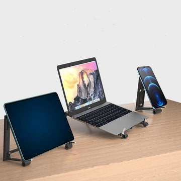 Heightening And Folding Three - in - one Multifunctional Computer Stand - Crown Cart
