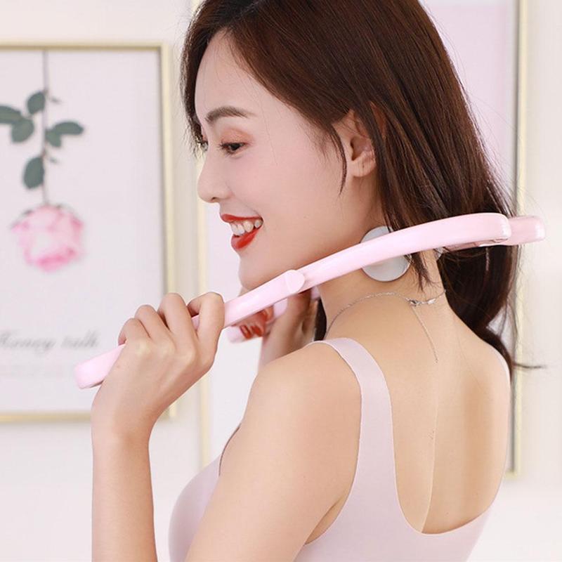 High Quality Multi - function Manual Relaxed Cervical Massager Pressure Relieve Double Ball Pressing Meridian Massager - Crown Cart