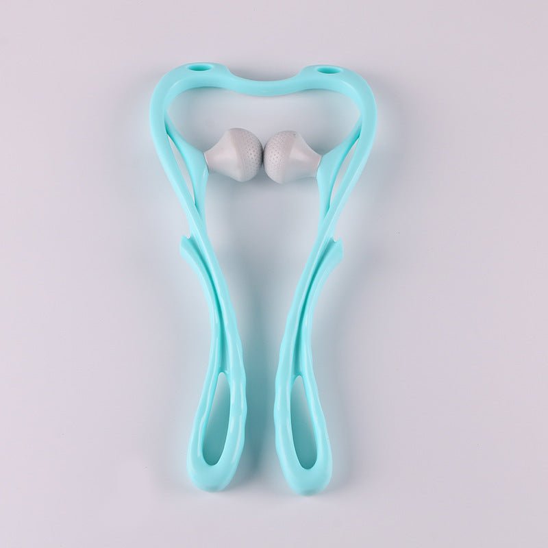 High Quality Multi - function Manual Relaxed Cervical Massager Pressure Relieve Double Ball Pressing Meridian Massager - Crown Cart