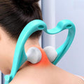 High Quality Multi - function Manual Relaxed Cervical Massager Pressure Relieve Double Ball Pressing Meridian Massager - Crown Cart