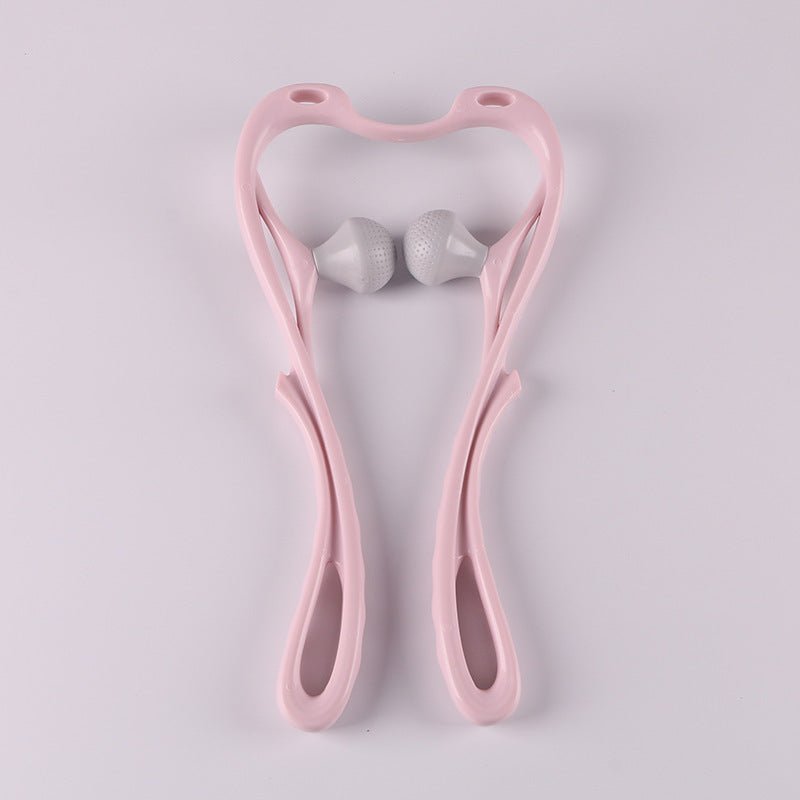 High Quality Multi - function Manual Relaxed Cervical Massager Pressure Relieve Double Ball Pressing Meridian Massager - Crown Cart