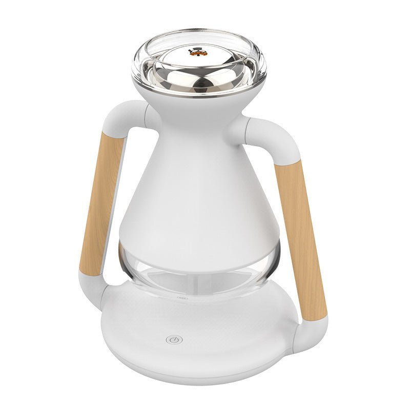 Humidifier USB Wireless Charging Desktop Ultrasonic Spray Aroma Diffuser Rotatable Home Office Mute Air Purifier - Crown Cart