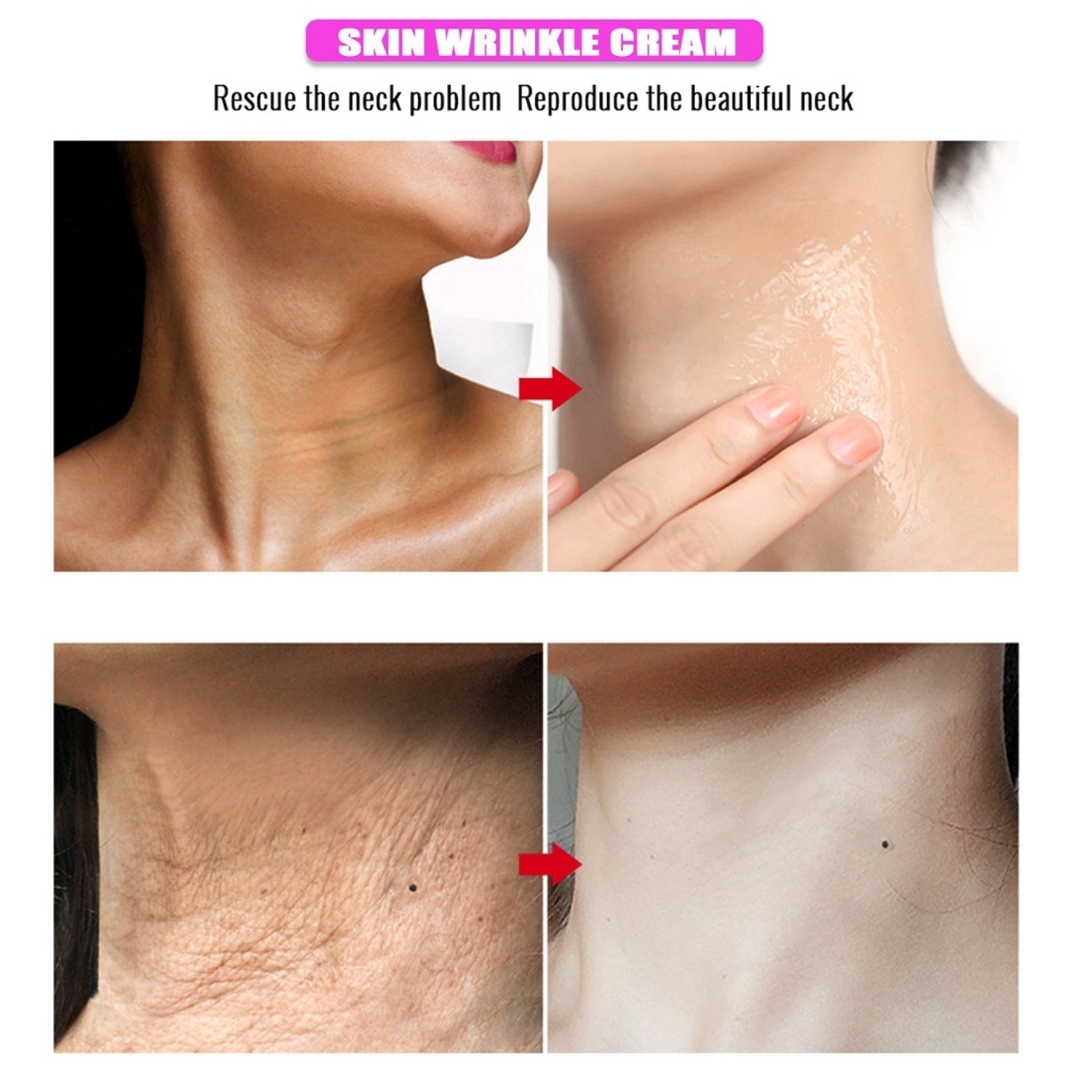 Instant Firmly Neck Face Cream Moisturizing Lifting Firming Nourishing Anti Wrinkle Whitening Cream - Crown Cart
