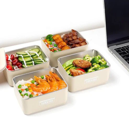 Lunch Box Set with Insulated Carry Bag - Crown Cart